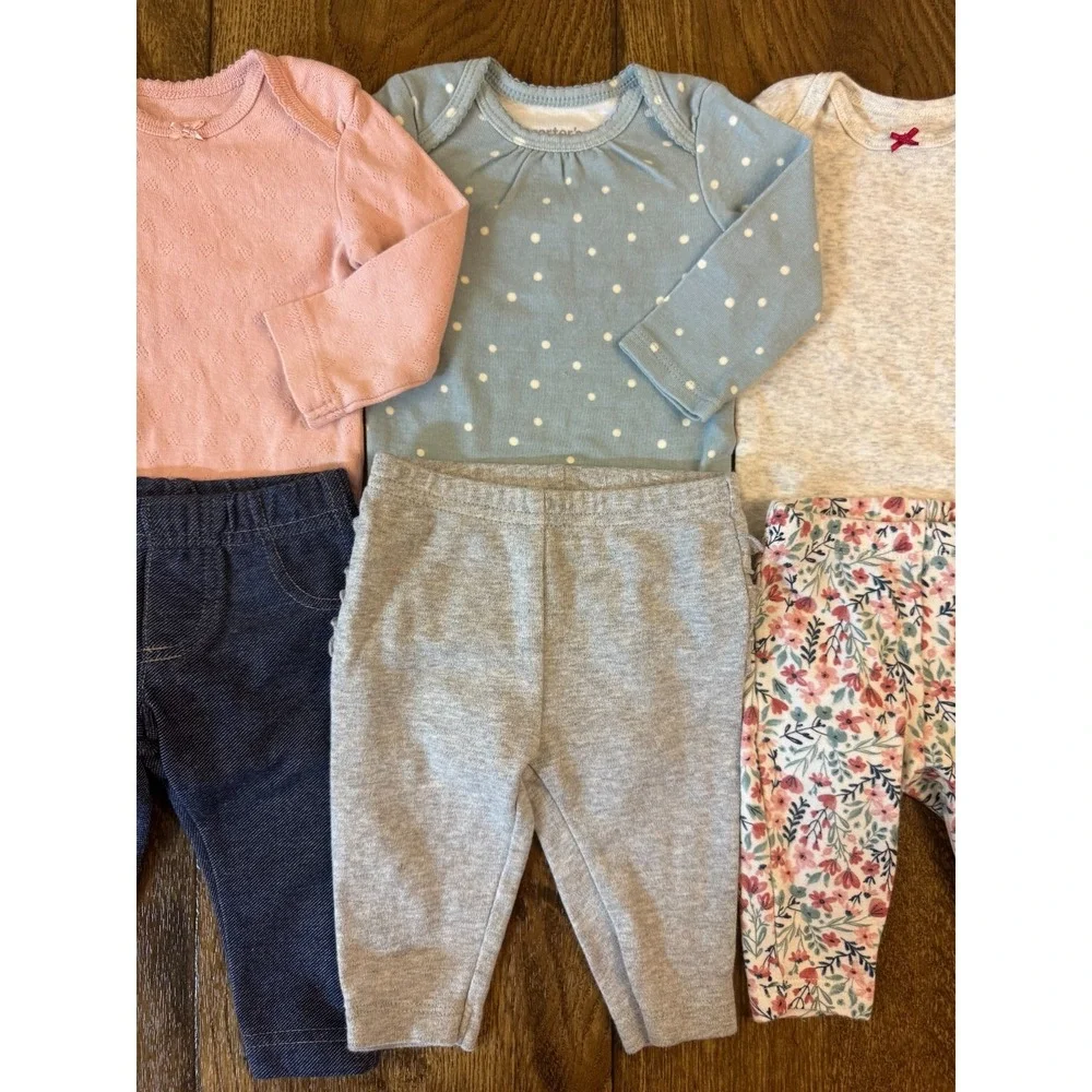 Baby Girl Outfits 3 Months Leggings Pants Bodysuits‎ Shirts Long Sleeve Clothes